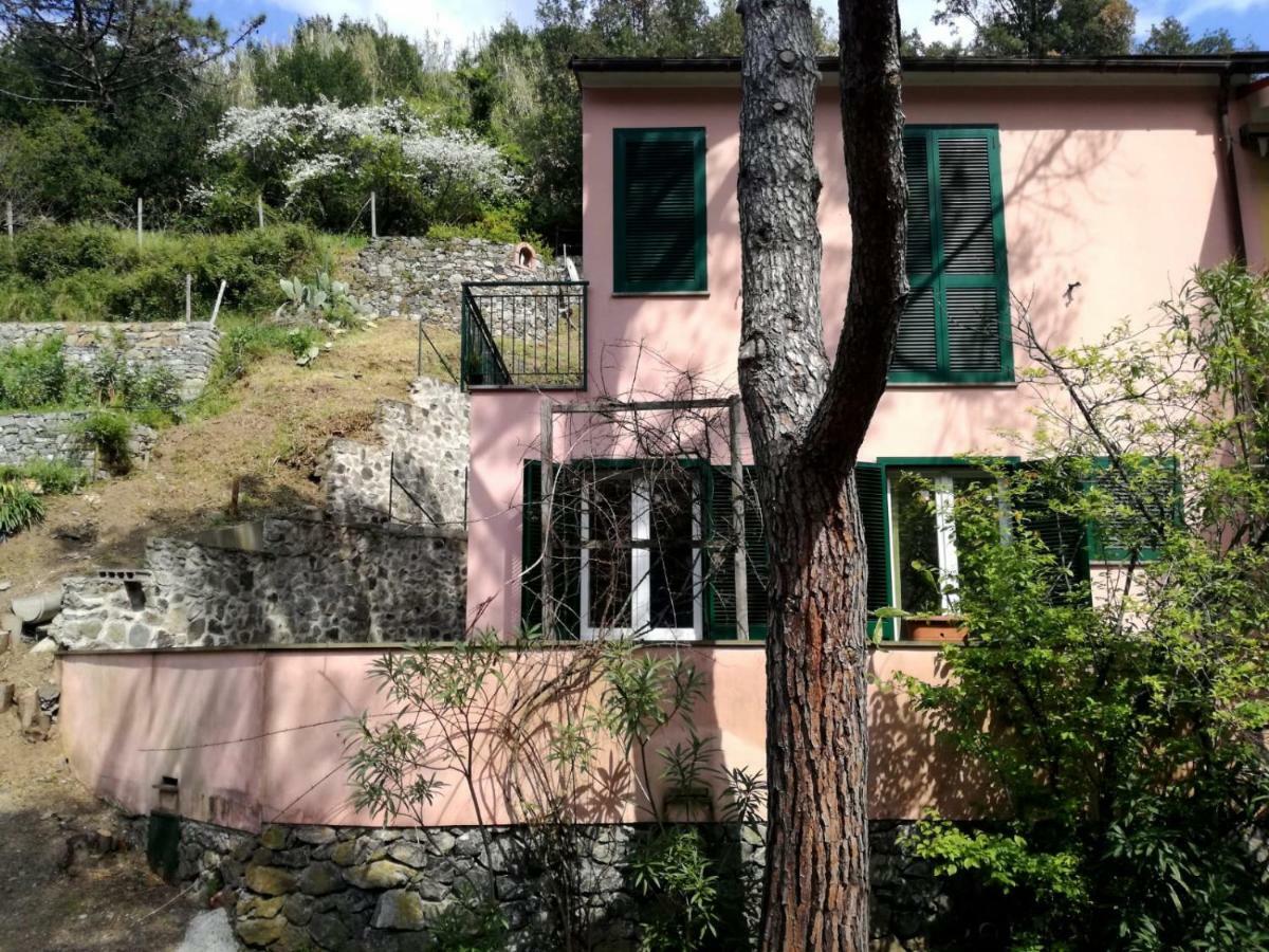 Terrace & Parking - Holiday Home Near Fegina Beach Monterosso al Mare Exterior photo